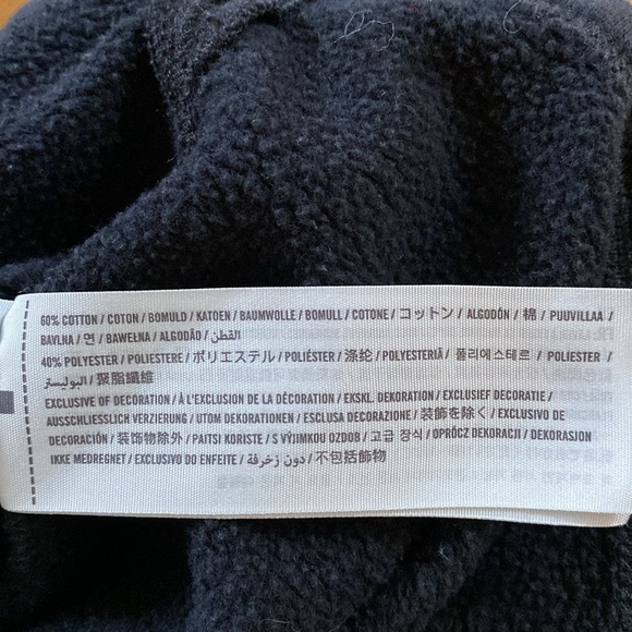 Abercrombie & Fitch Crewneck‎ Black Pullover Sweatshirt Medium - Picture 5 of 5
